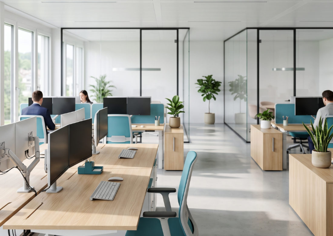 Bureaux d’entreprise entretenus par NYA Services